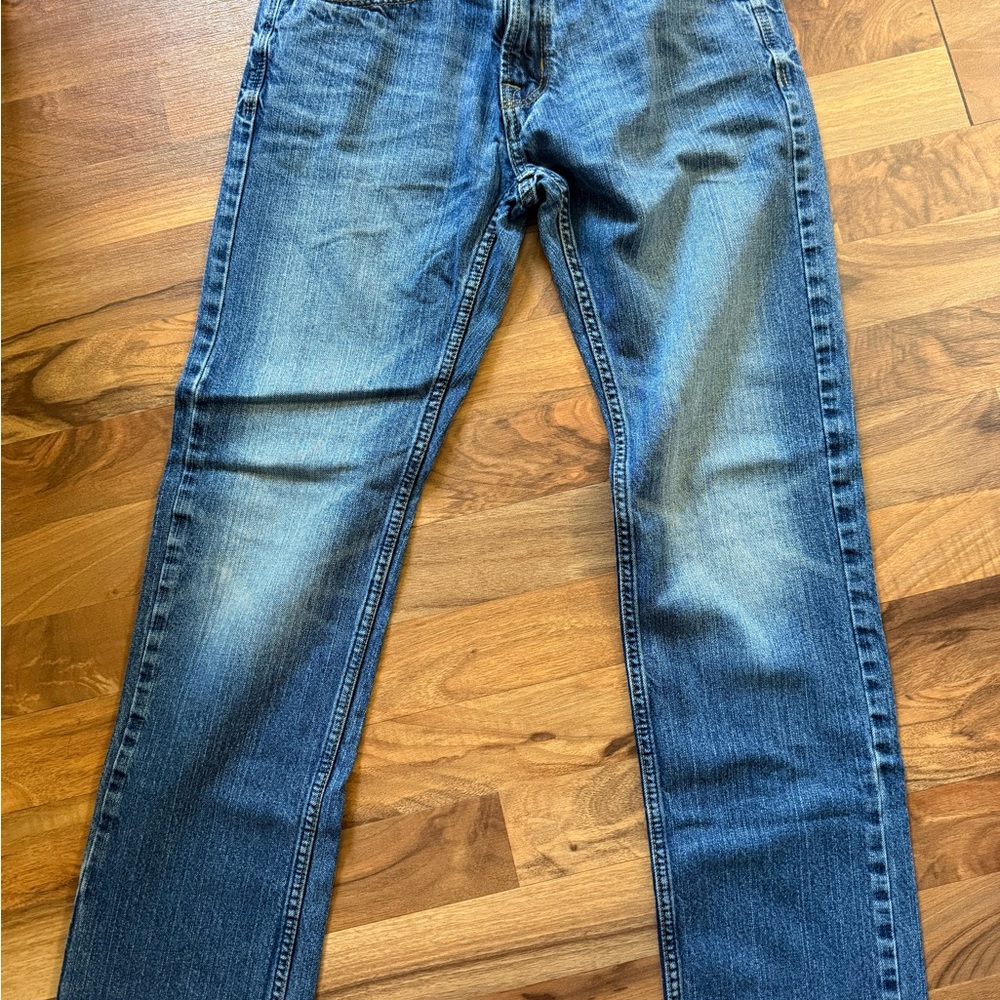 American Eagle Outfitters Blue Slim Straight Jeans